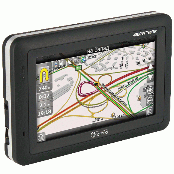 GPS навигатор JJ-Connect AutoNavigator 4100W Traffic