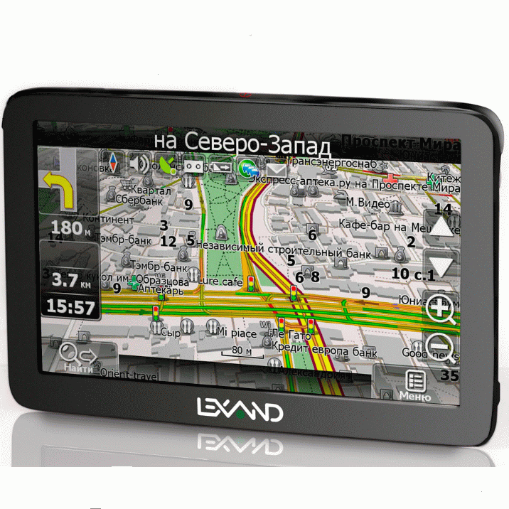GPS навигатор Lexand ST-610 HD
